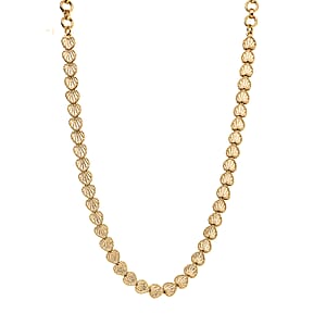 EverTrue Bronzella Collection Link Necklace in 18K YG Plated Bronze 18-20 Inches