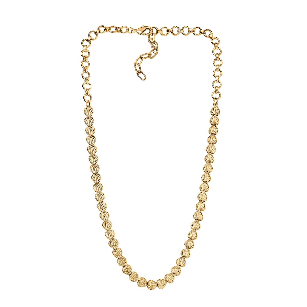 EverTrue Bronzella Collection Link Necklace in 18K YG Plated Bronze 18-20 Inches image number 3