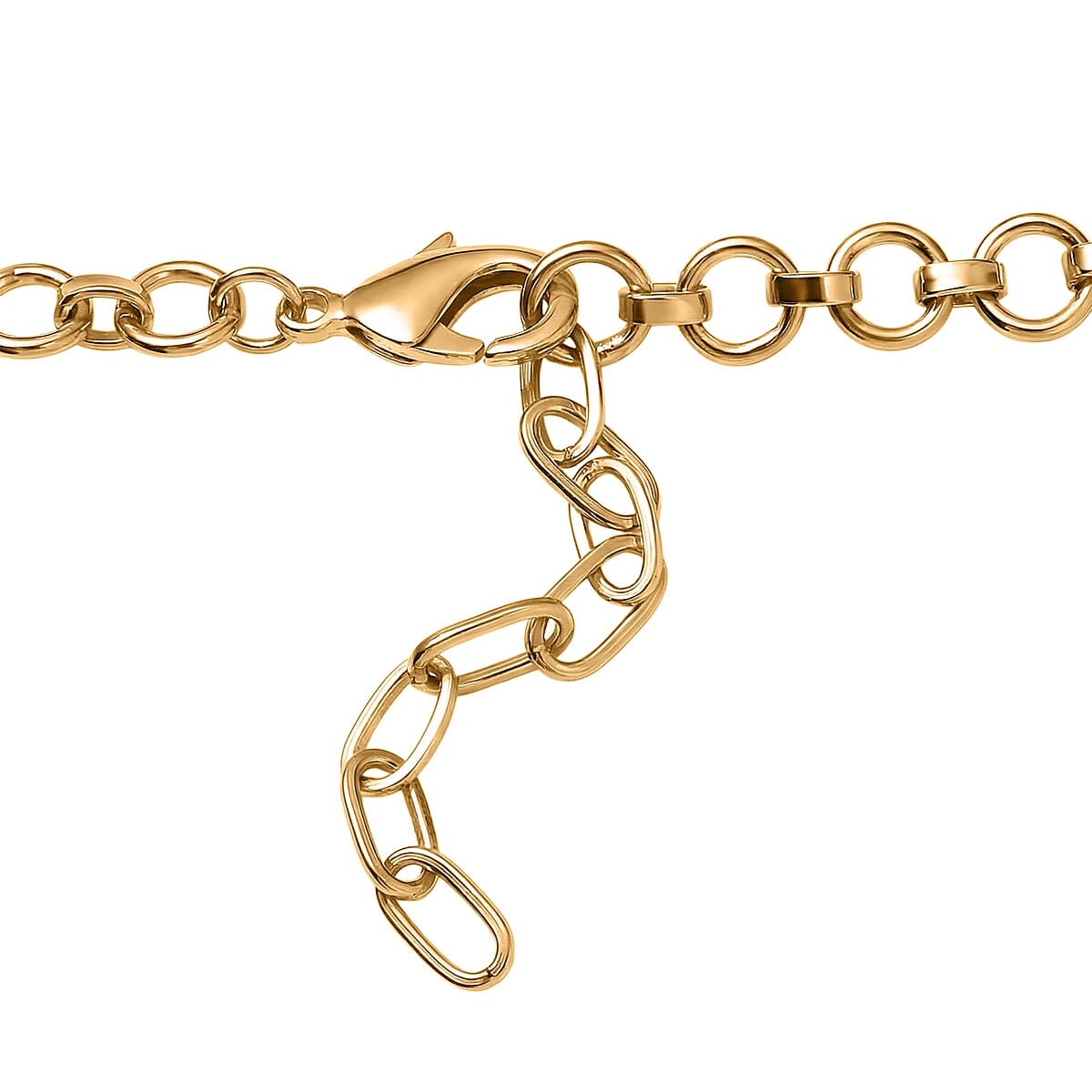 EverTrue Bronzella Collection Link Necklace in 18K YG Plated Bronze 18-20 Inches image number 4