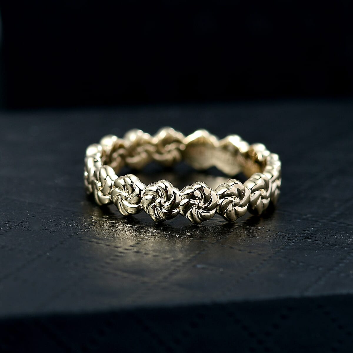 Luxoro Floral Band Ring in 10K Yellow Gold (Size 6.0) 3.05 Grams image number 1