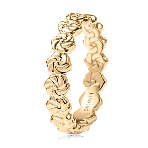 Luxoro Floral Band Ring in 10K Yellow Gold (Size 6.0)