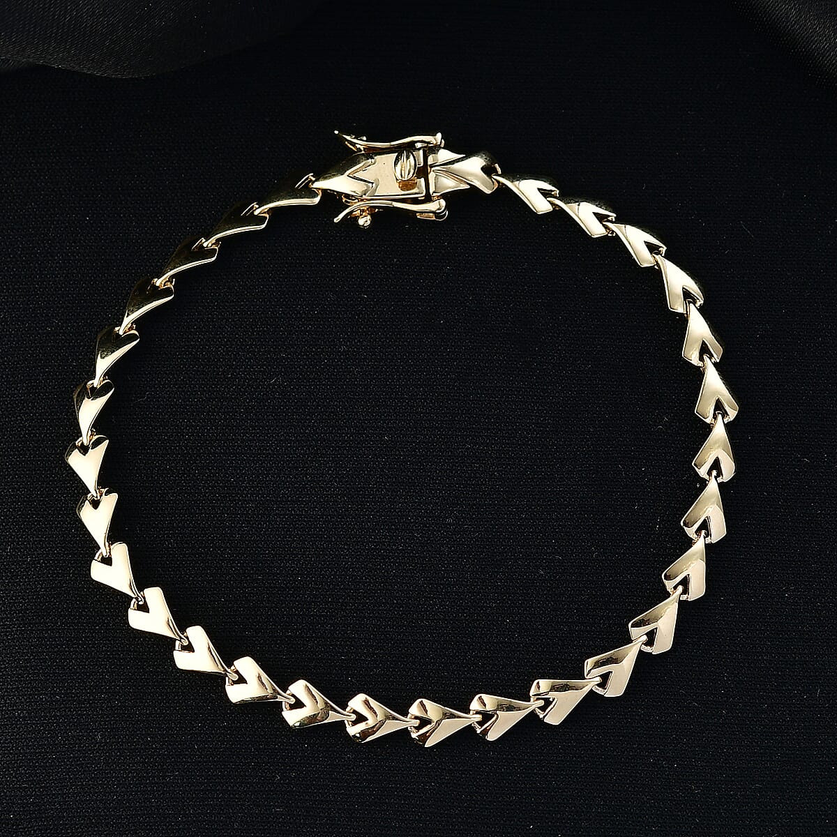Luxoro Link Bracelet in 10K Yellow Gold (8.00 In) 5.15 Grams image number 1