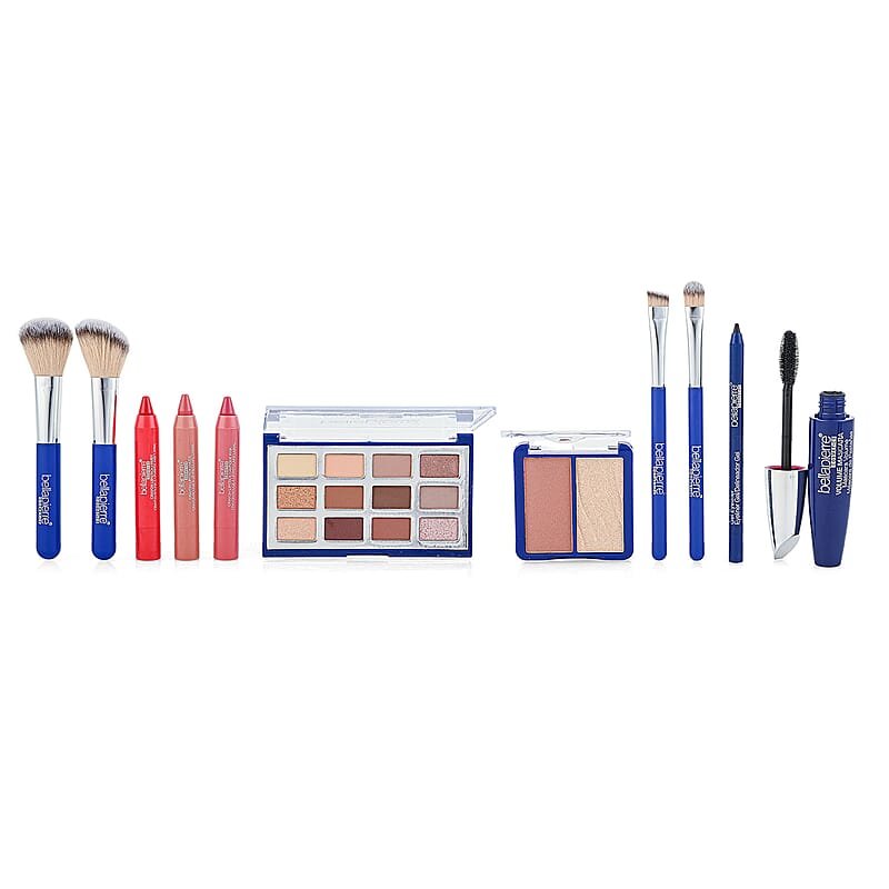 Bellapierre Dreamy 11pcs Ultimate Gift Set (Lipstick, Palette, Mascara, Eyeliner, & 4 Brushes)