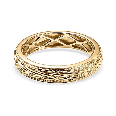 Luxoro Knot Band Ring in 10K Yellow Gold (Size 7.0) 3.55 Grams