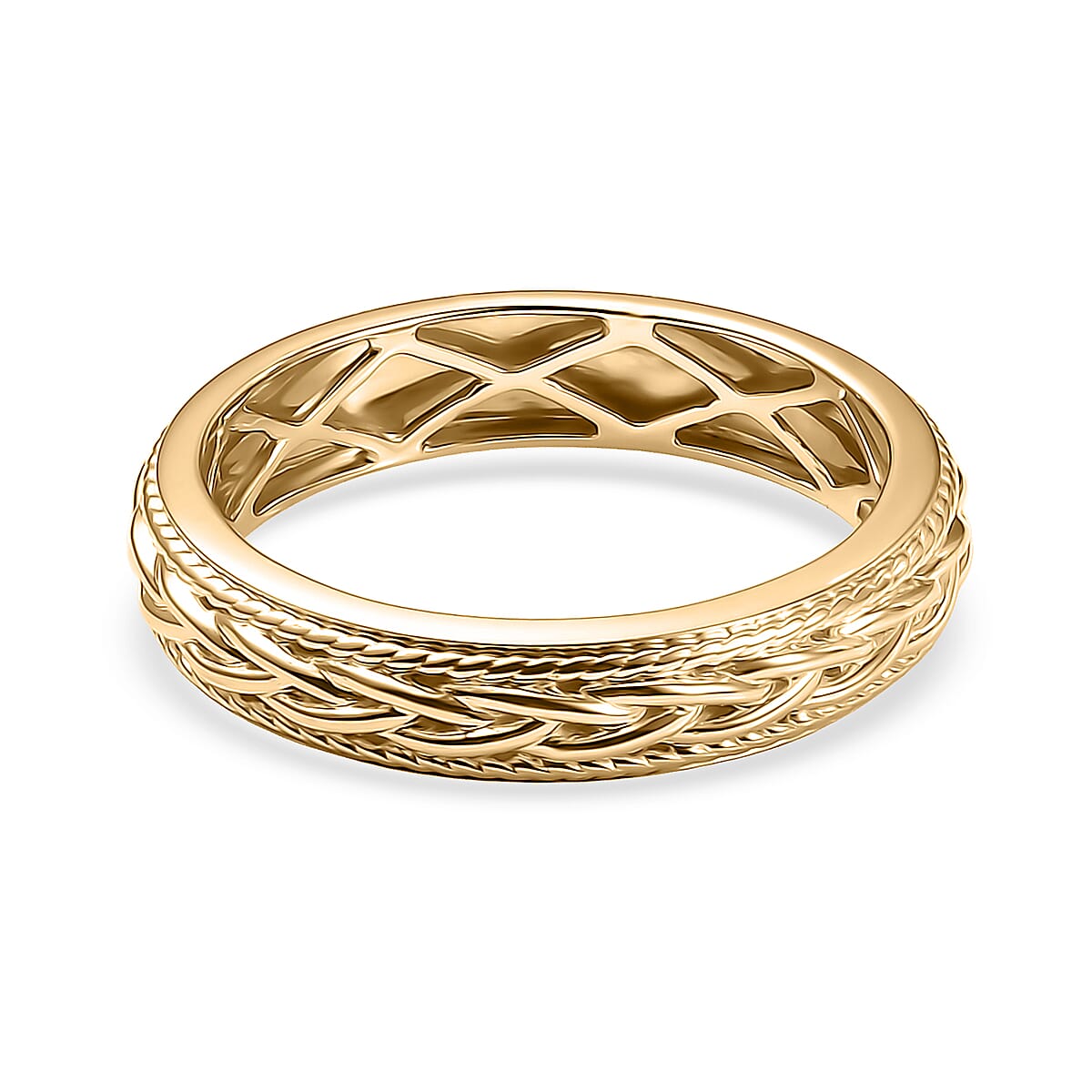 Luxoro Knot Ring in 10K Yellow Gold (Size 9.0) 3.55 Grams image number 4