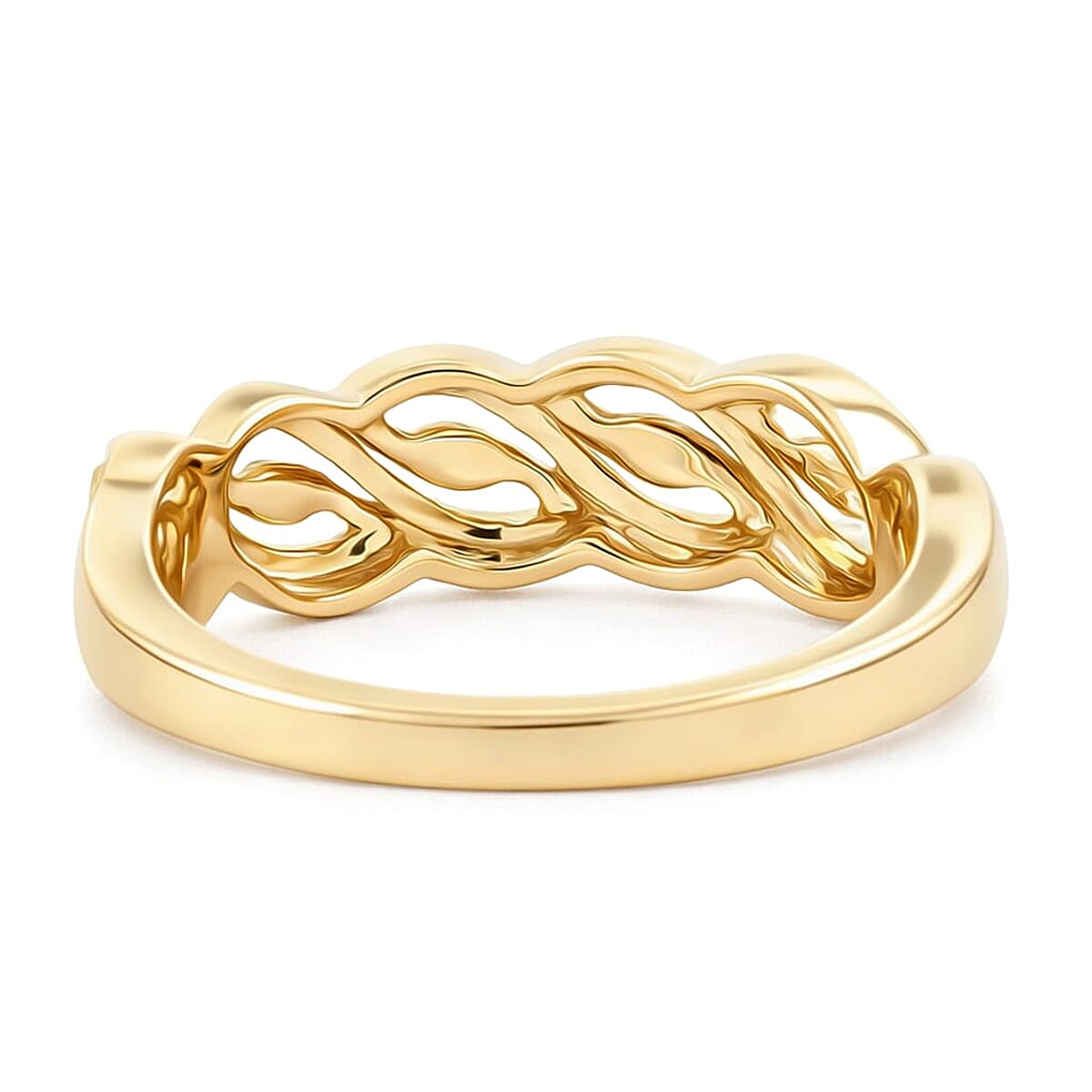 Luxoro Love Knot Ring in 10K Yellow Gold (Size 6.0) image number 4