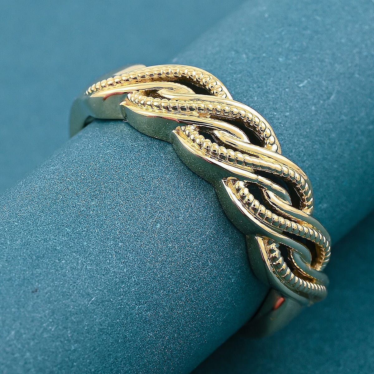 Luxoro 10K Yellow Gold Love Knot Ring (Size 6.0) (3.70 g) image number 1