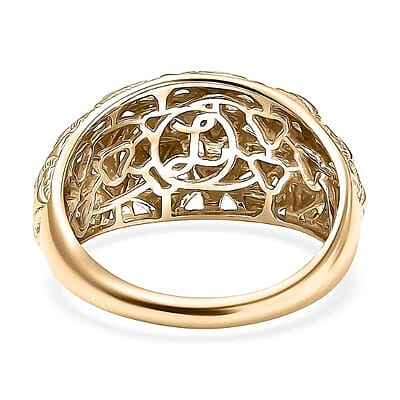 Luxoro 10K Yellow Gold Arrow Wave Ring 4.5 Grams (Size 12.0)