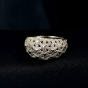 Luxoro 10K Yellow Gold Arrow Wave Ring 4.5 Grams (Size 5.5)