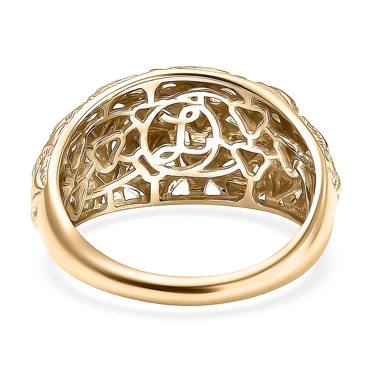 Luxoro Arrow Wave Ring in 10K Yellow Gold (Size 6.5) 4.5 Grams image number 4