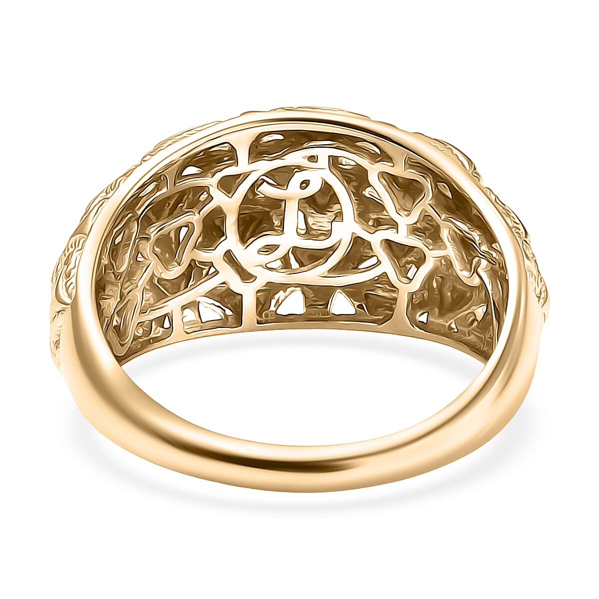 Luxoro Arrow Wave Ring in 10K Yellow Gold (Size 7.0) 4.5 Grams image number 4