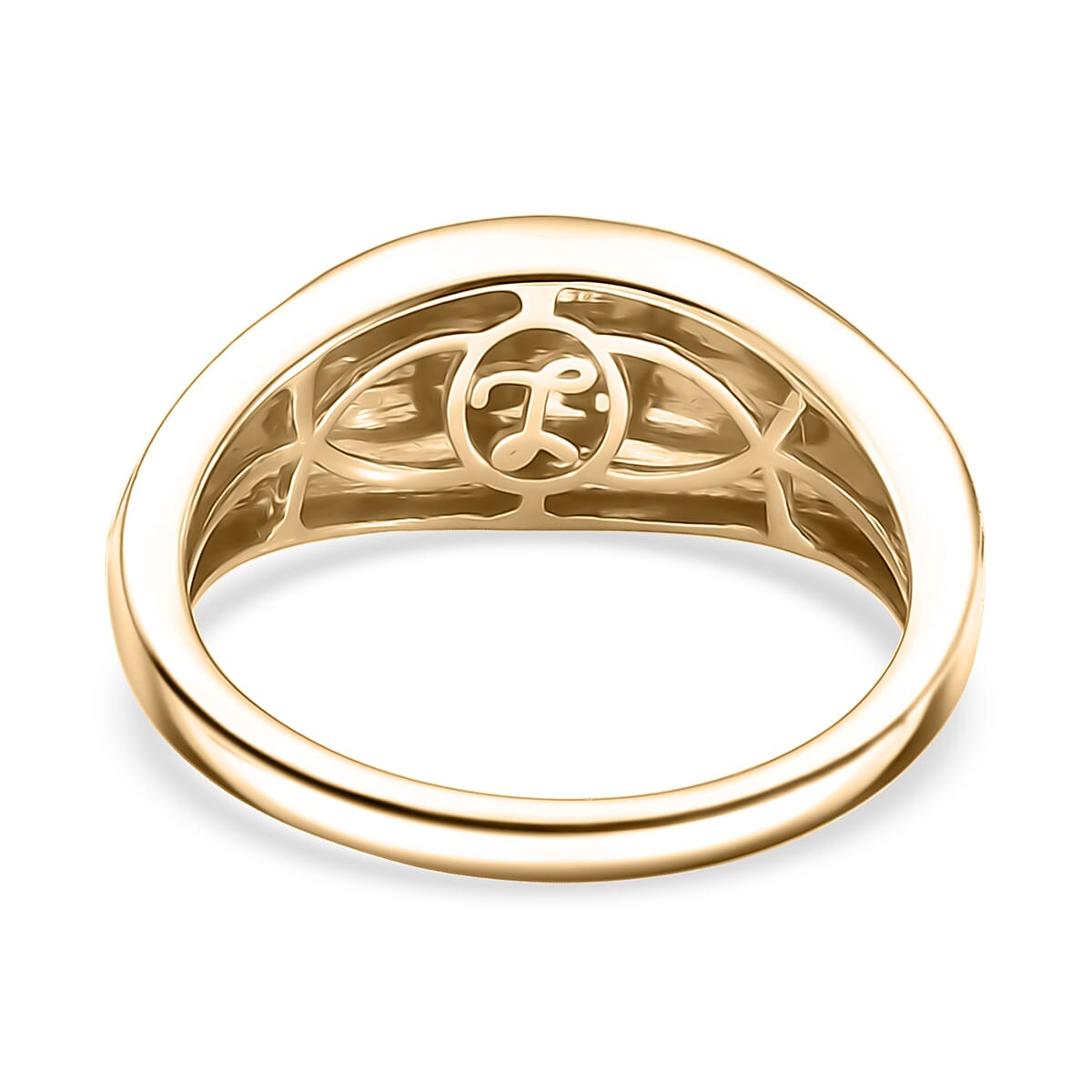 Luxoro 10K Yellow Gold Rose Floral Ring 3.65 Grams(Size 9.0) image number 4