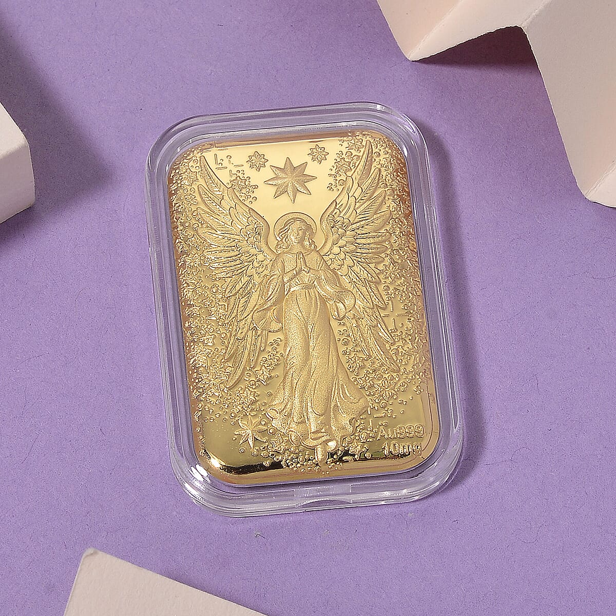 Ankur Treasure Chest 24K Golden Angel Emboss Sheet (31x45.5mm) 10mg image number 1