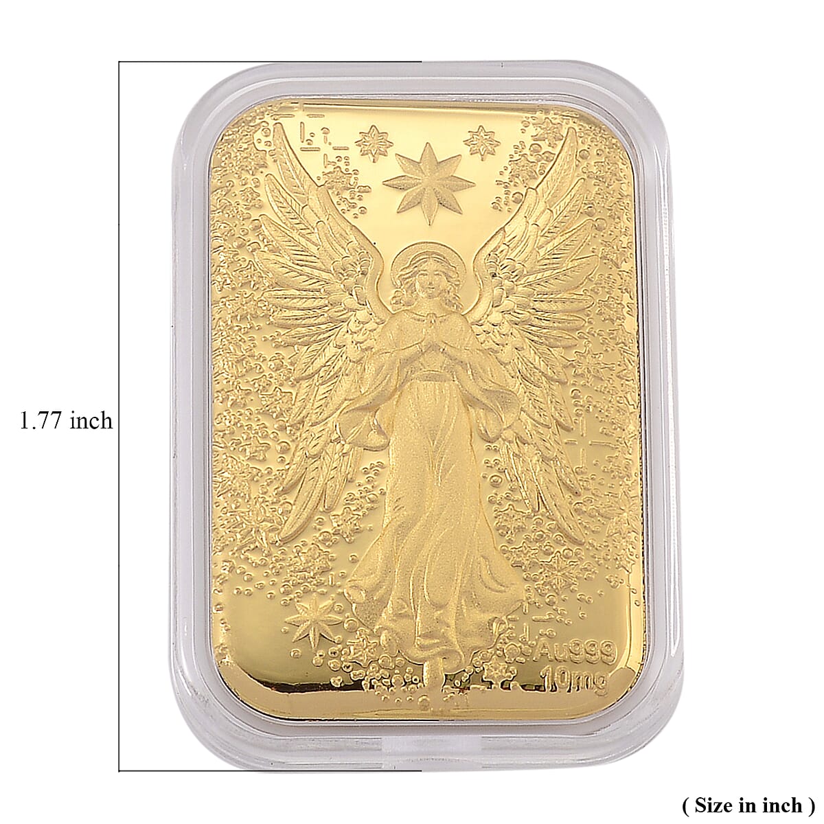 Ankur Treasure Chest 24K Golden Angel Emboss Sheet (31x45.5mm) 10mg image number 4