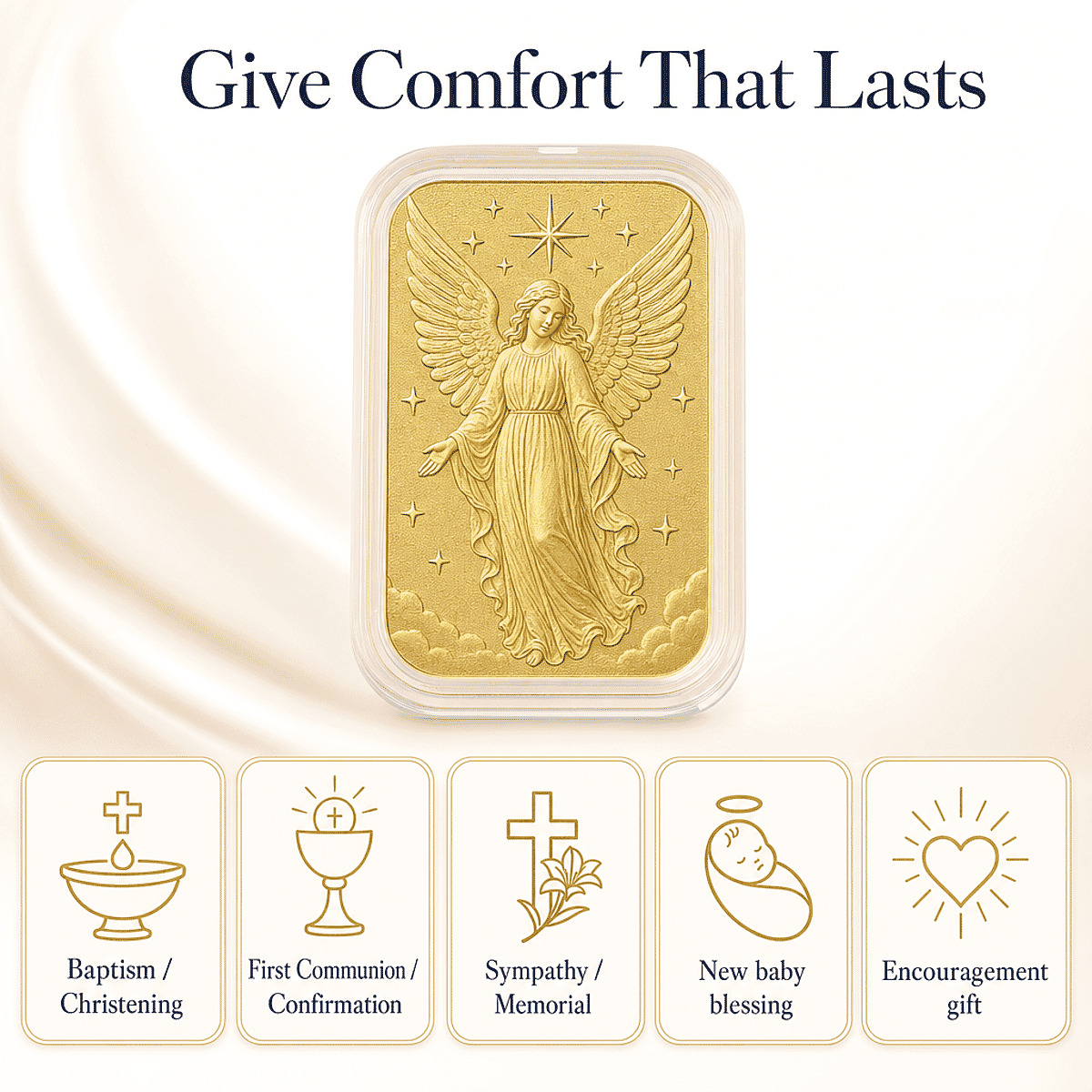 Angel 24k Gold Embossed Sheet 10mg (Del. In 10-12 Days) image number 5