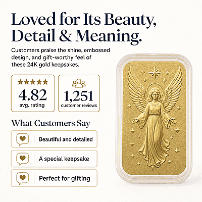 Angel 24k Gold Embossed Sheet 10mg