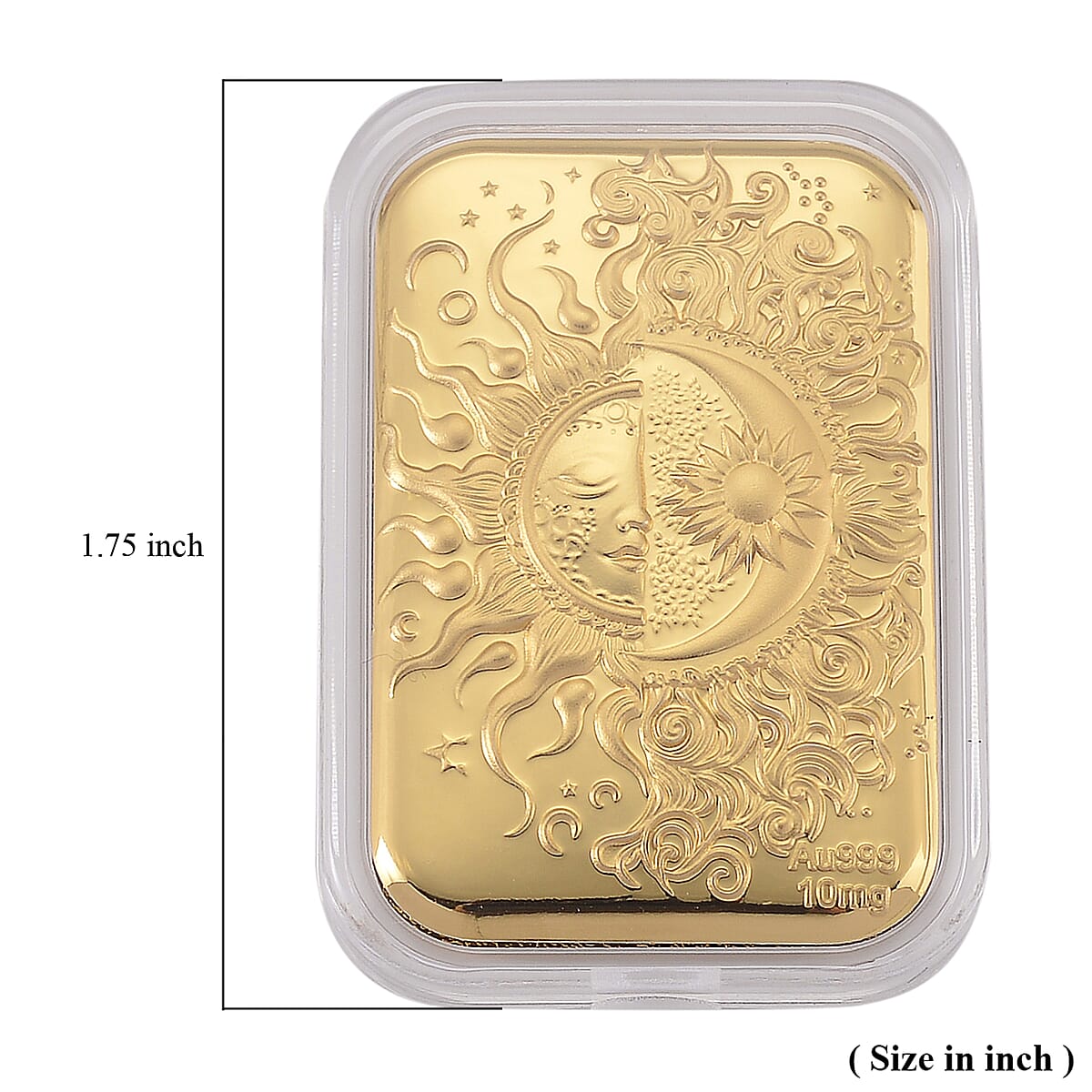 Doorbuster 24K Golden Celestial Sun and Moon Emboss Sheet 10mg image number 4