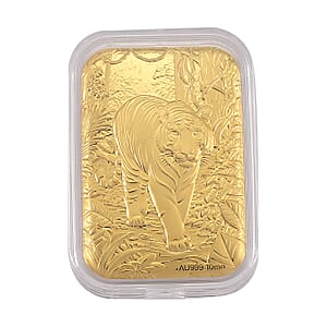 24K Golden Tiger Emboss Sheet (31x45.5mm) 10mg