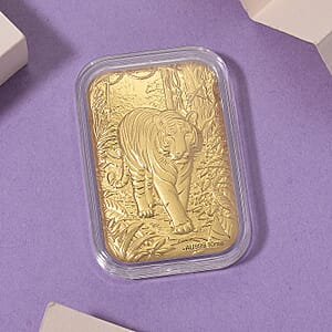 24K Golden Tiger Emboss Sheet (31x45.5mm) 10mg