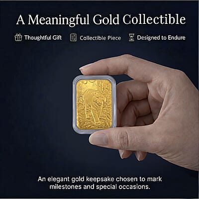 24K Golden Tiger Emboss Sheet (31x45.5mm) 10mg
