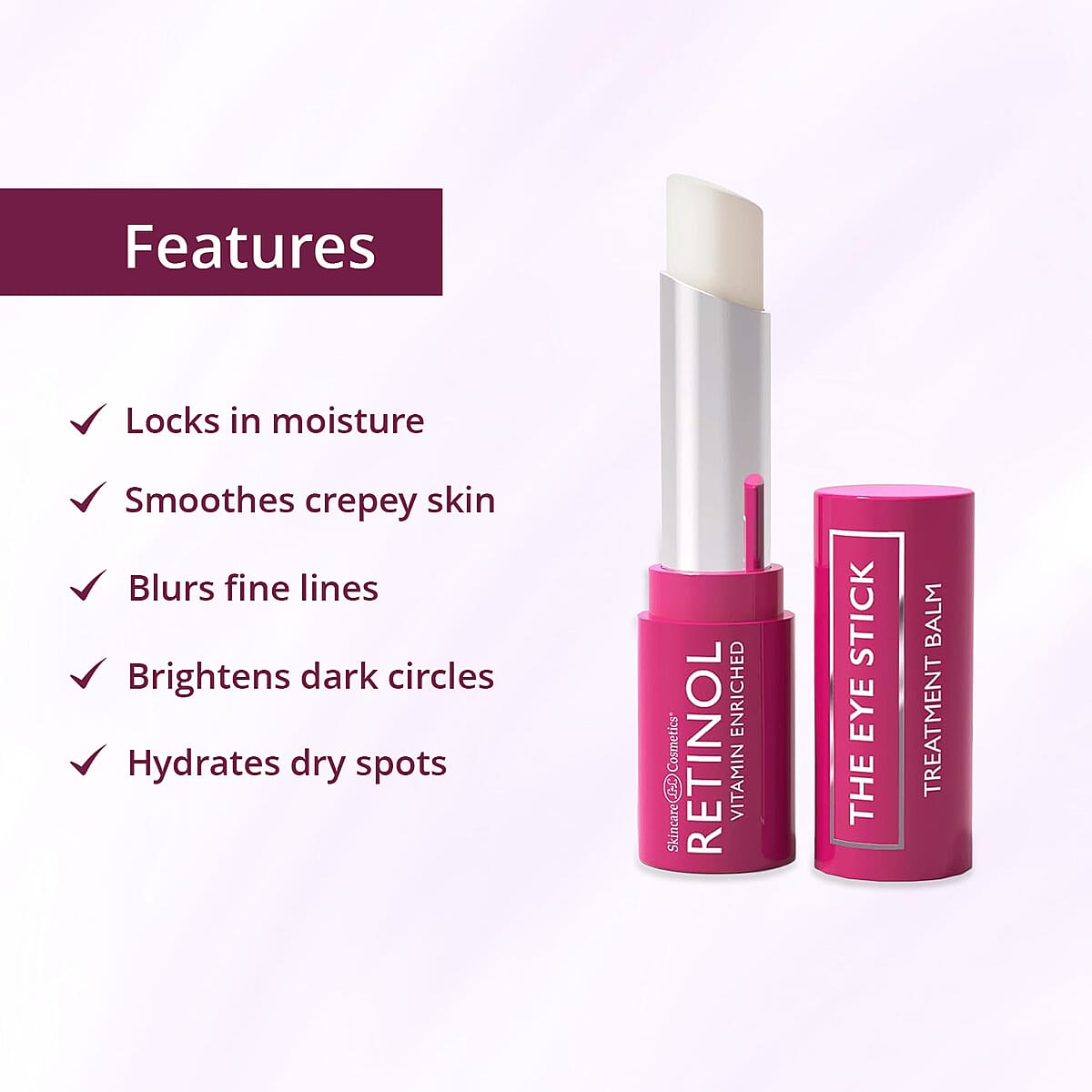 Retinol Vitamin Enriched The Eye Stick Treatment Balm (0.12oz) Made in US (Ships in 5-7 Days) image number 2