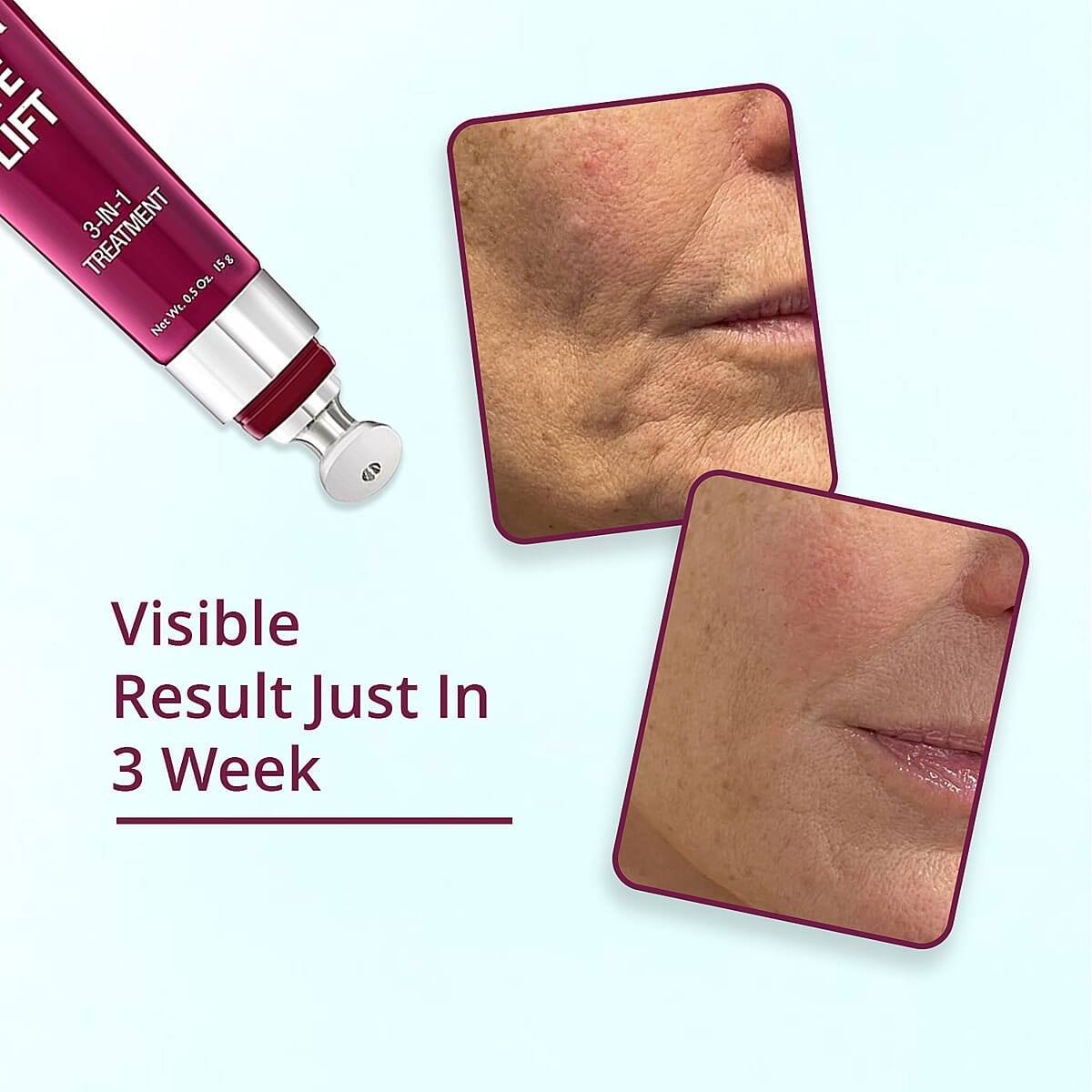 Retinol Vitamin Enriched Super Eye Lift 3-in-1 Treatment (0.5oz) Made in US (Ships in 5-7 Days) image number 4