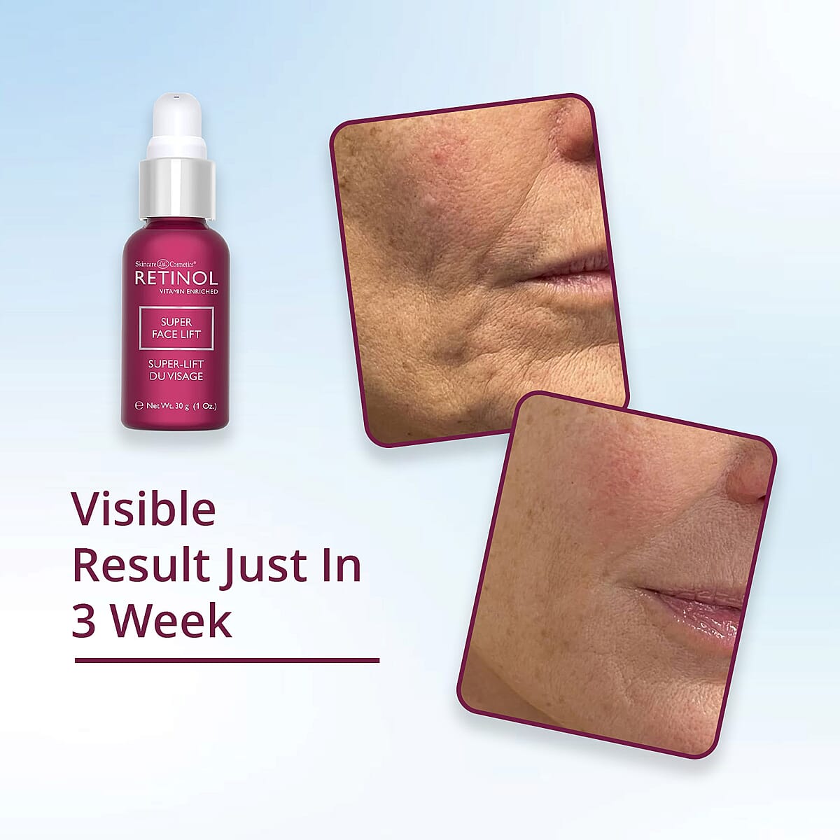 Retinol Vitamin Enriched Super Face Lift (1oz) Made in US image number 4