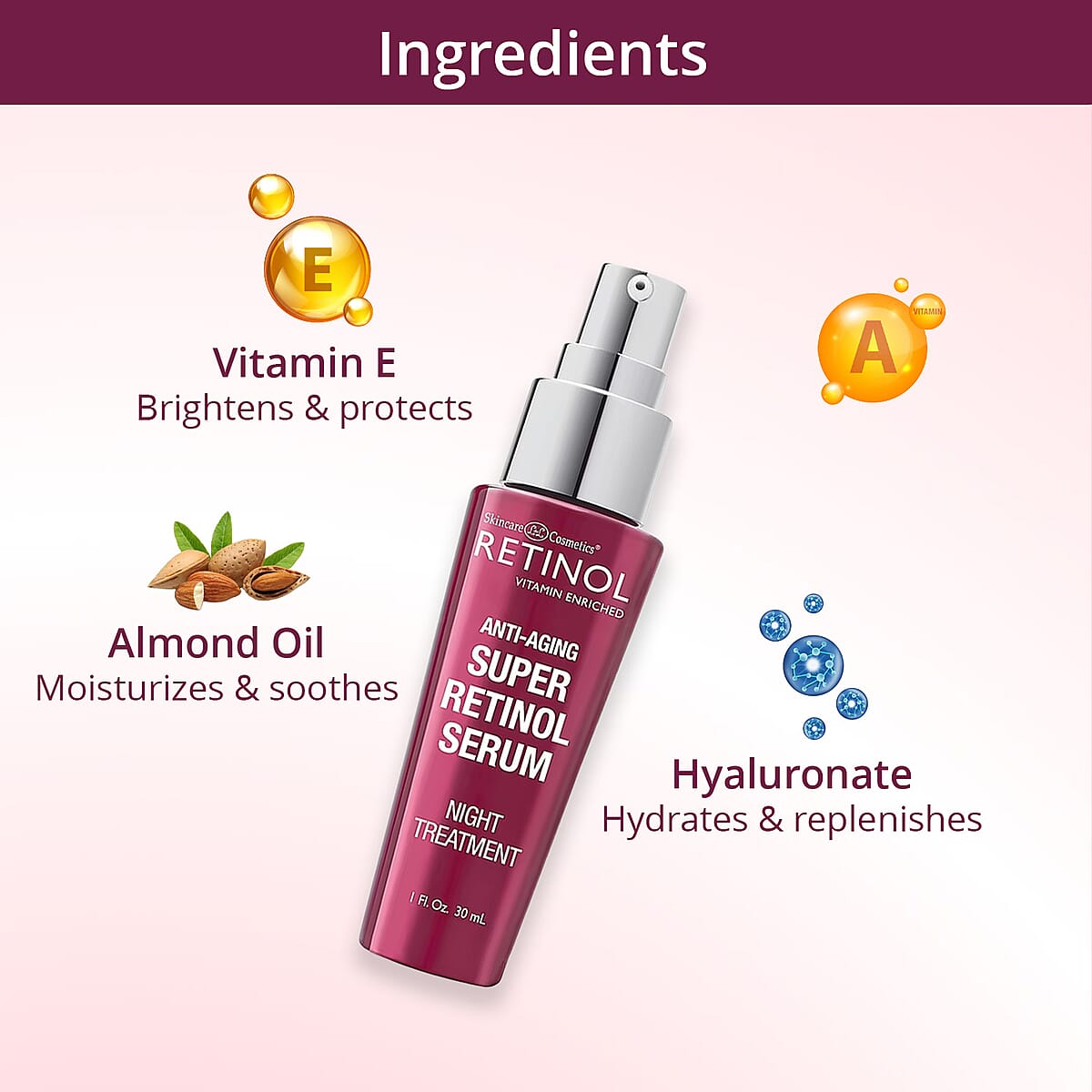Retinol Vitamin Enriched Super Retinol Serum (1oz) Made in US (Ships in 5-7 Days) image number 2