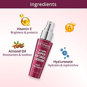 Retinol Vitamin Enriched Super Retinol Serum (1oz) Made in US
