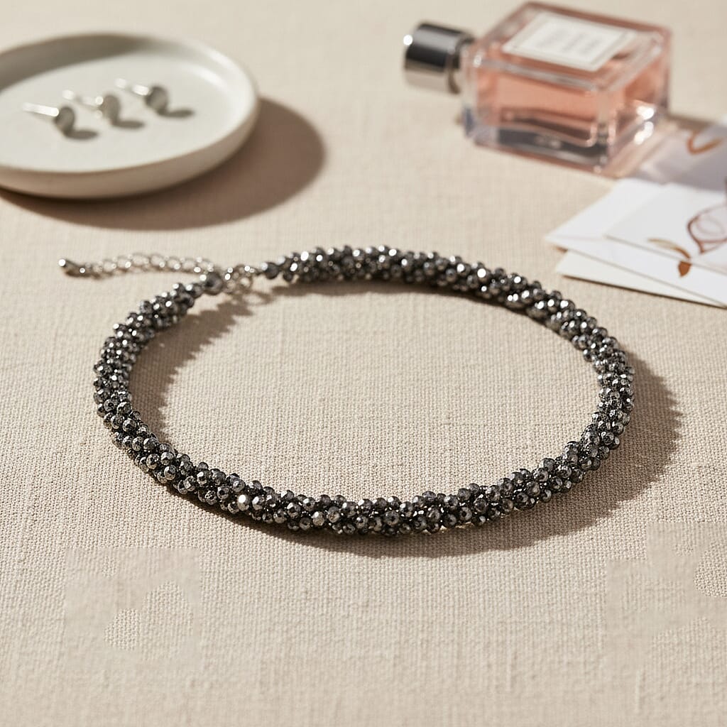 Buy Doorbuster Terahertz 80.00 ctw Beaded 3 Row Necklace in