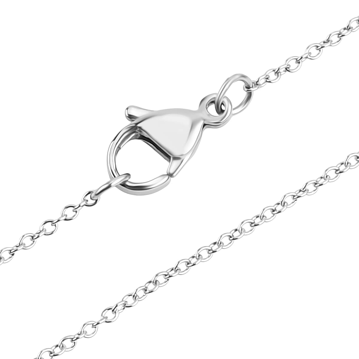 Aquamarine 12.00 ctw Beaded Necklace in Stainless Steel 20 Inches image number 4