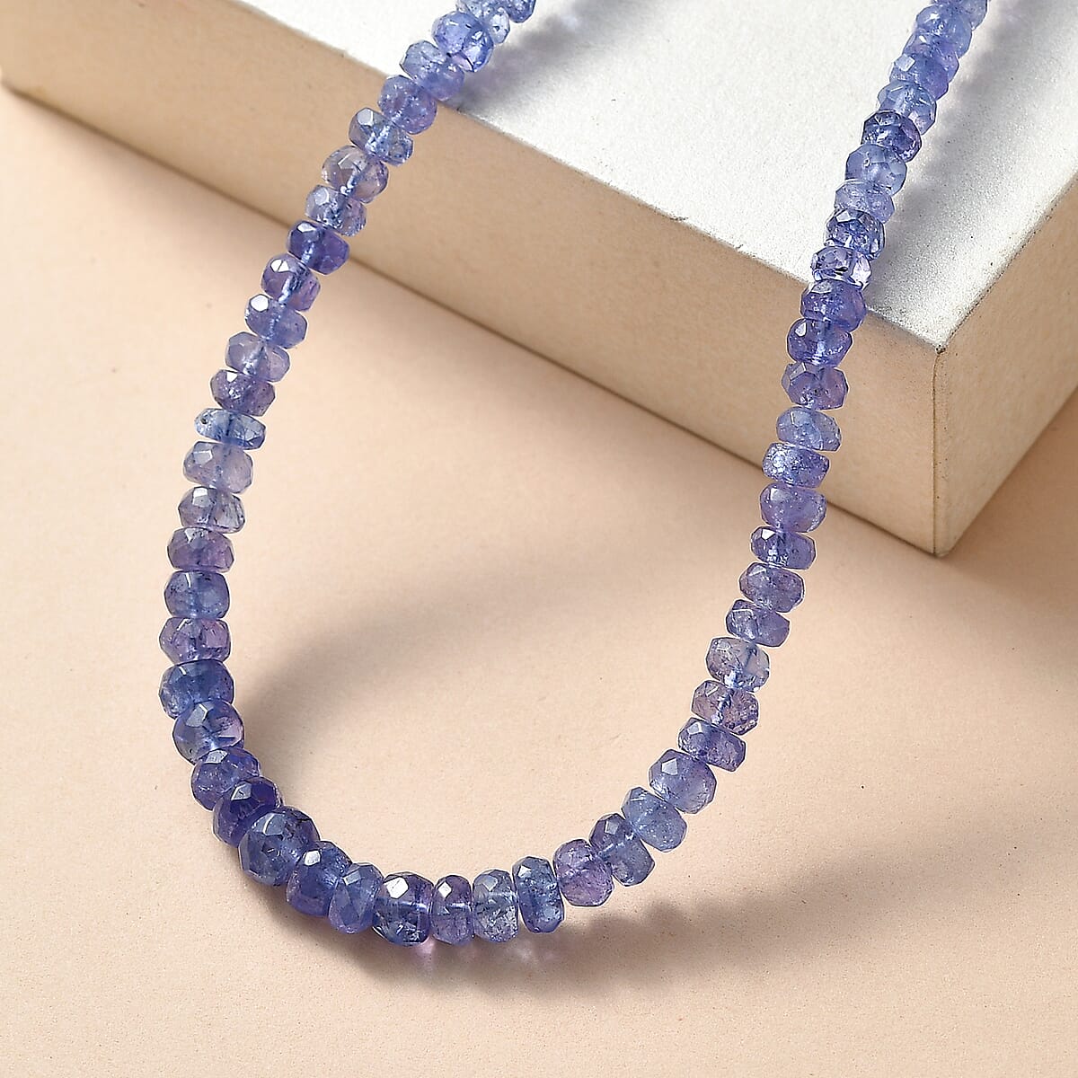 Doorbuster D'Joy Premium Tanzanite 70.00 ctw Beaded Necklace in 18K Vermeil Yellow Gold Over Sterling Silver 18-20 Inches image number 1