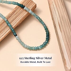 Doorbuster D'Joy Premium Grandidierite 58.00 ctw Beaded Necklace in 18K Vermeil Yellow Gold Over Sterling Silver 18-20 Inches