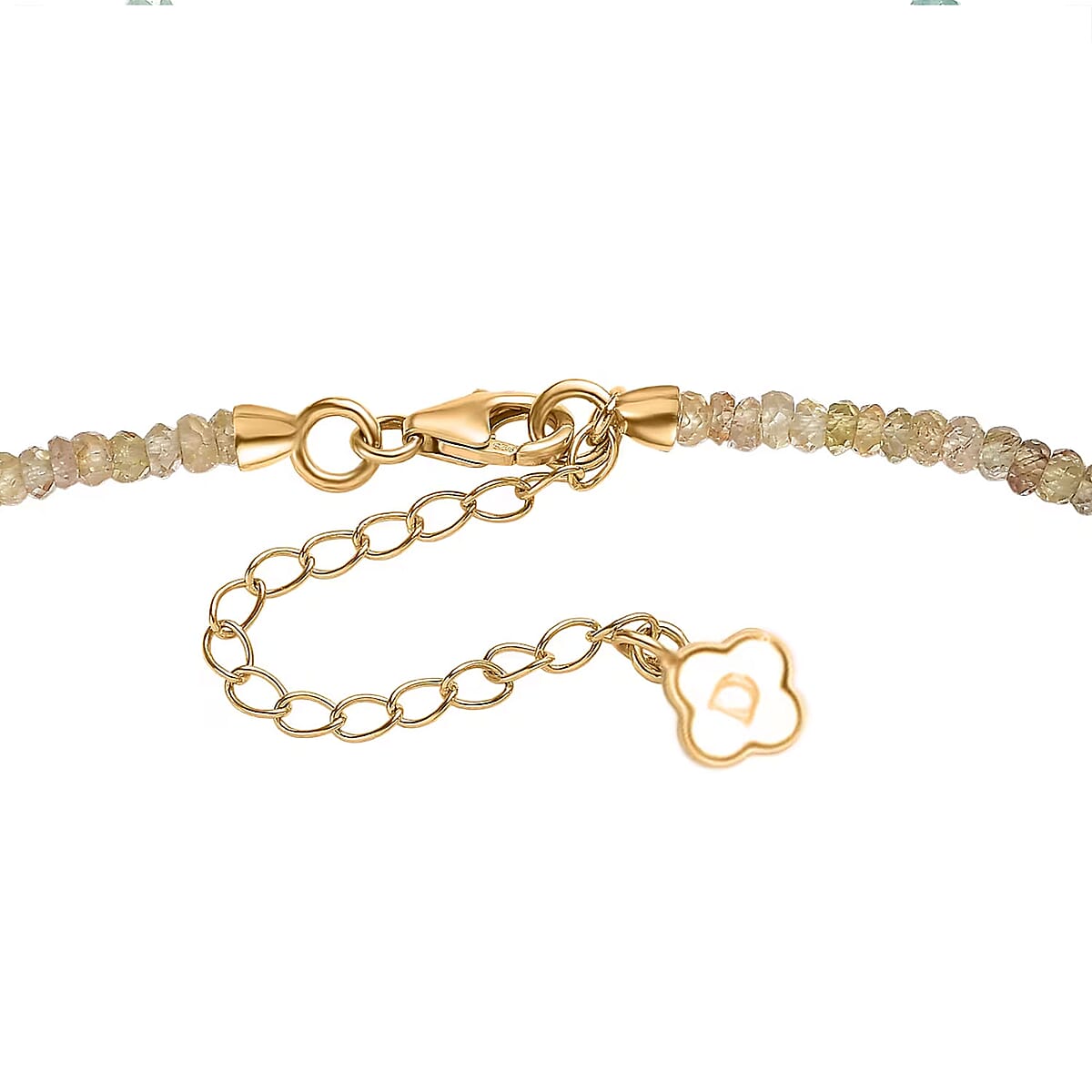 Doorbuster D'Joy Premium Golden Zircon 85.00 ctw Beaded Necklace in 18K Vermeil Yellow Gold Over Sterling Silver 18-20 Inches image number 6