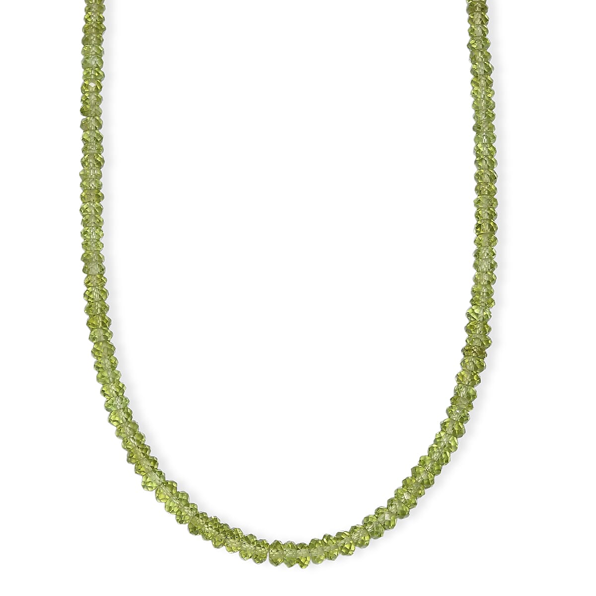 Doorbuster D'Joy Premium Hebei Peridot 75.00 ctw Beaded Necklace in 18K Vermeil Yellow Gold Over Sterling Silver 18-20 Inches image number 0