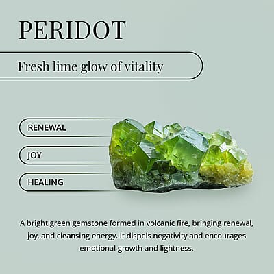 D'Joy Premium Hebei Peridot 75.00 ctw Beaded Necklace in 18K Vermeil Yellow Gold Over Sterling Silver 18-20 Inches