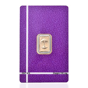 Doorbuster 22K Yellow Gold Tree of Life Emboss Sheet 100mg