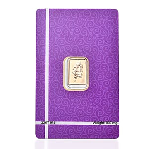 Doorbuster 22K Yellow Gold Tree of Life Emboss Sheet 100mg