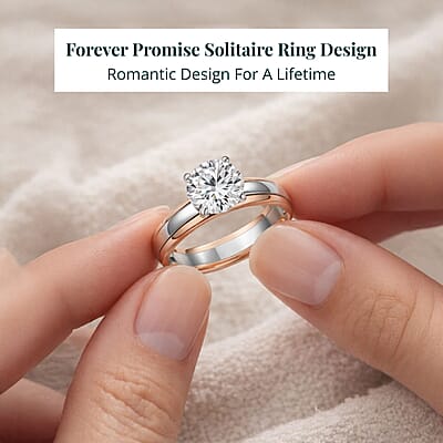 Luxuriant Lab Grown Diamond (E-F, VS) Ring in 10K Rose Gold and 950 Platinum 2.00 ctw (Size 5.5)