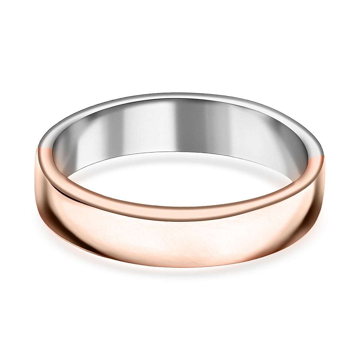 Ring in 10K Rose Gold and 950 Platinum (Size 7.0) 5.40 Grams image number 4
