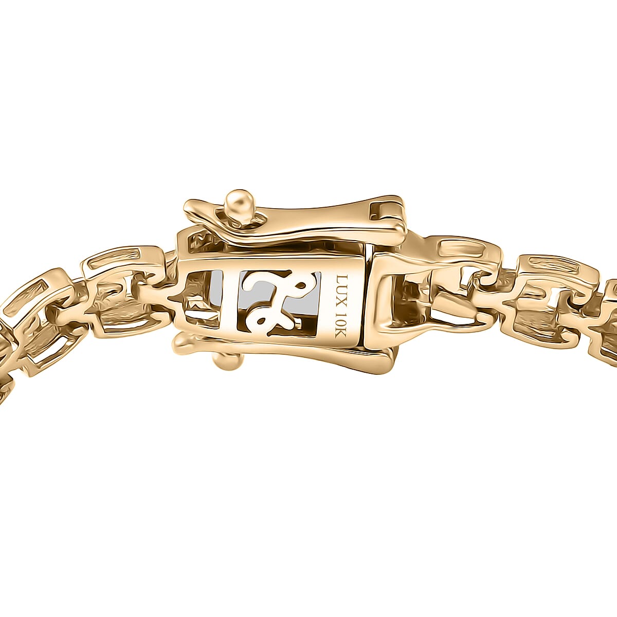 Luxoro 10K Yellow Gold Link Bracelet (7.25 In) (7.40 g) image number 3