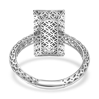 Mirage Collection Architectural Elegance Statement Ring in 950 Palladium (Size 8.0) 1.95 Grams