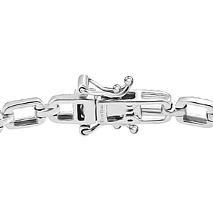 EverTrue Verde Onyx 12.80 ctw Bracelet in Platinum Bond (6.50 In)