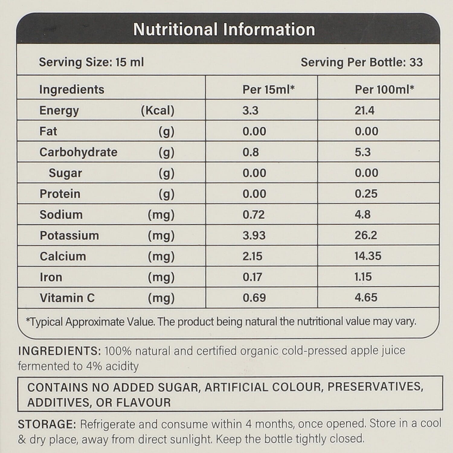 Wellbeing Nutrition Apple Cider Vinegar (2X Mother) | 500 ml