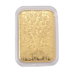 Doorbuster 24K Golden Life of Tree Emboss Sheet 31x45.5mm 10mg