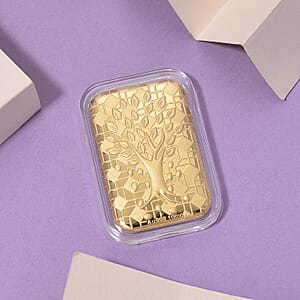 Doorbuster 24K Golden Life of Tree Emboss Sheet 31x45.5mm 10mg