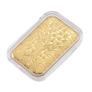 Doorbuster 24K Golden Life of Tree Emboss Sheet 31x45.5mm 10mg