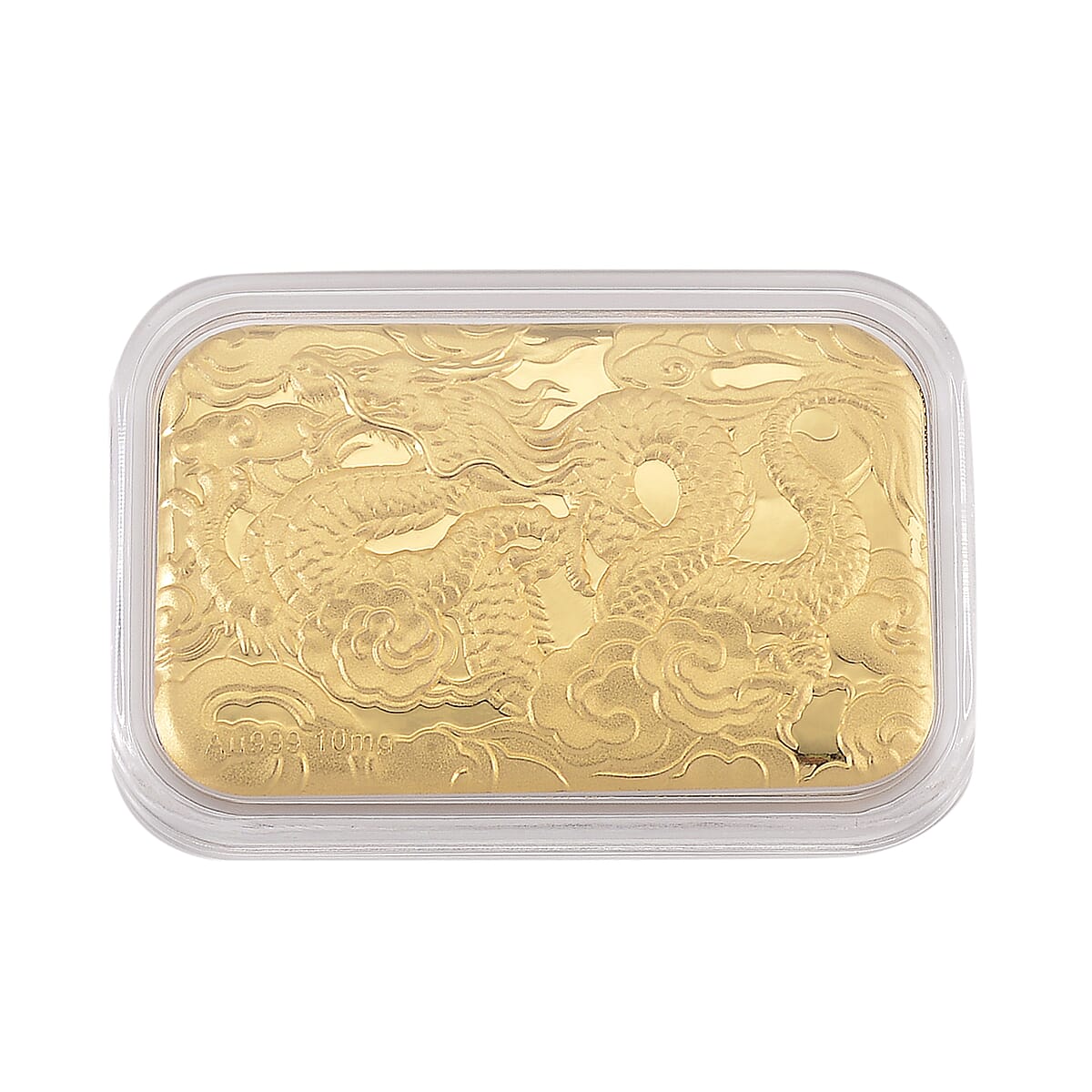 Doorbuster 24K Golden Dragon Embossed Sheet (41x26mm) 10mg image number 0