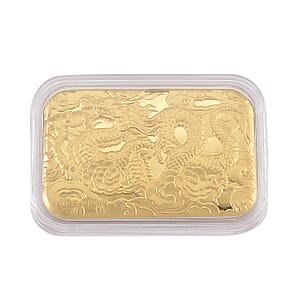 Doorbuster 24K Golden Dragon Embossed Sheet (41x26mm) 10mg