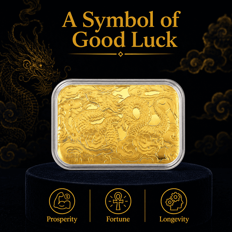 Dragon 24k Gold Embossed Sheet 10mg
